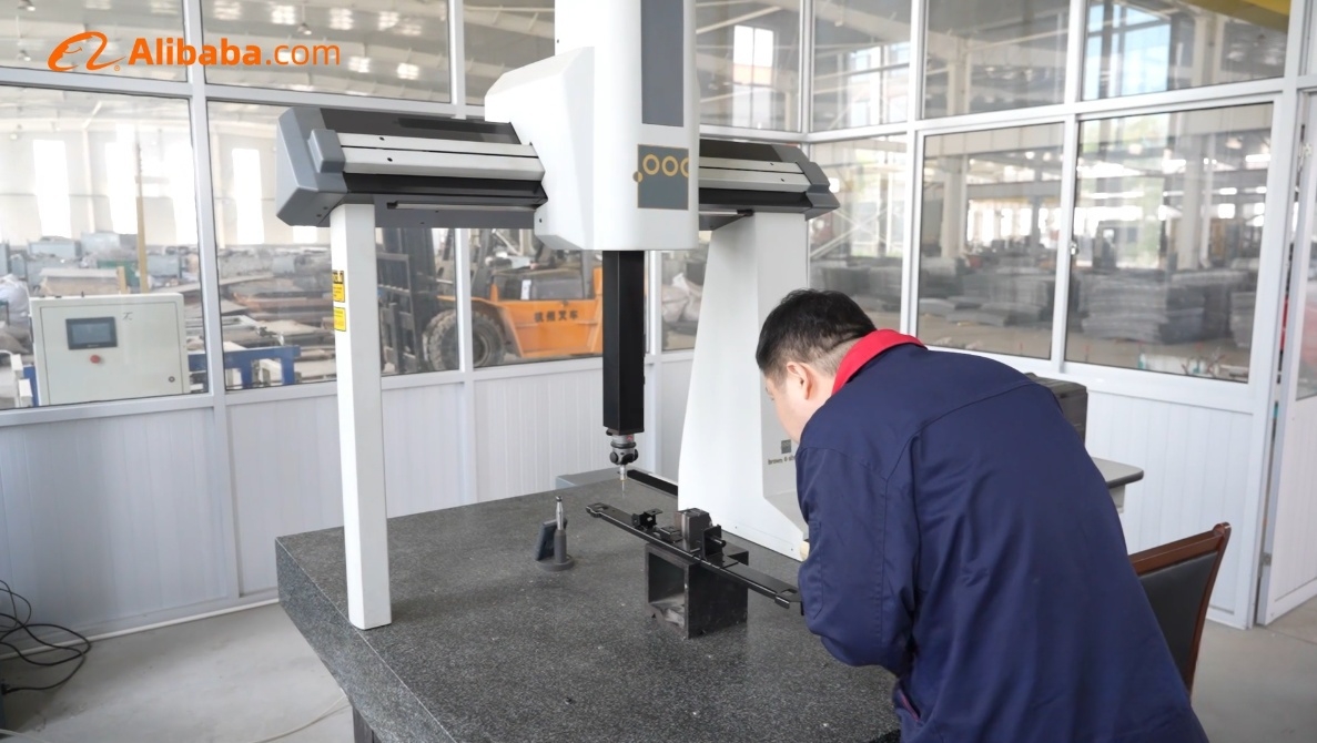 Dimensional inspection of custom metal parts at Beijing JCEN