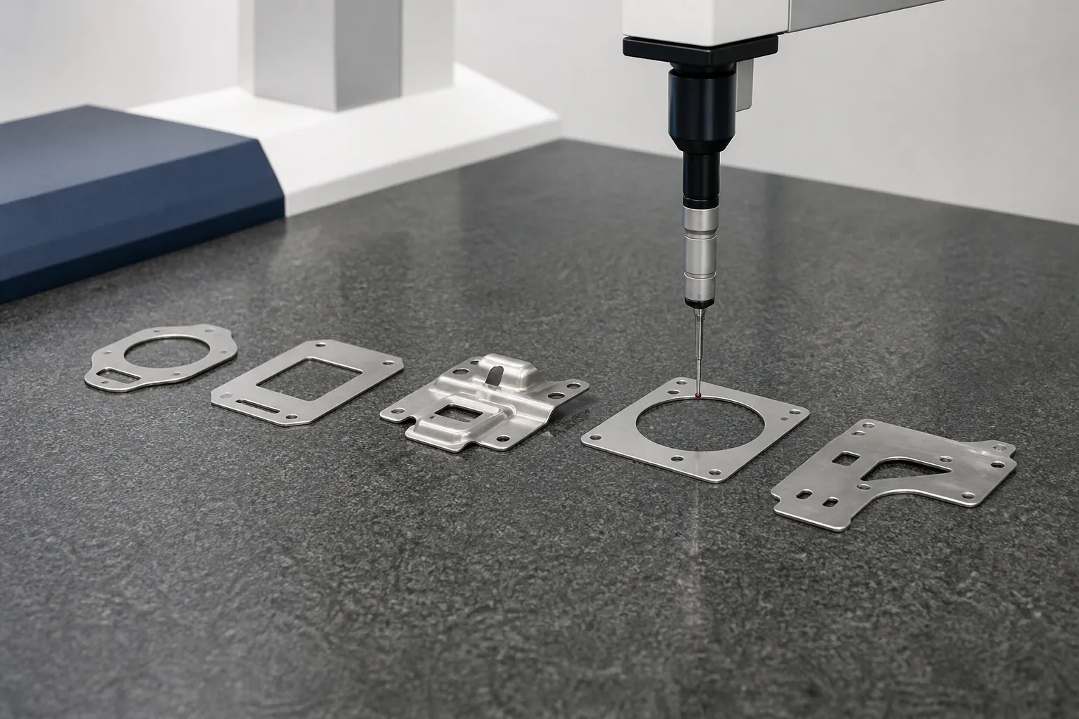 First-article CMM inspection of a metal prototype